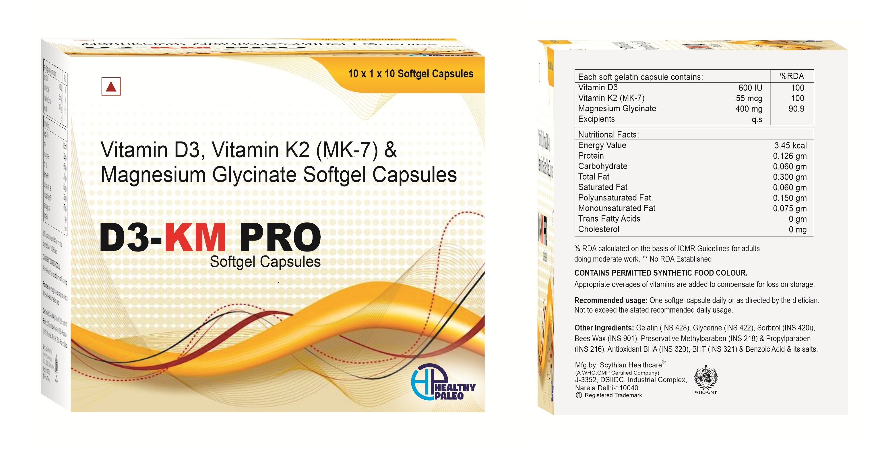 D3-KM Pro(Vit D Protocol-Single Capsule)